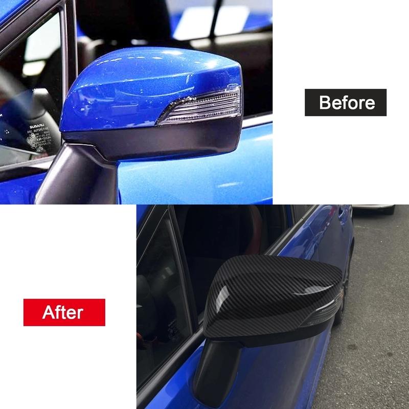 For Subaru XV Outback Lagecy Forester WRX ABS Side Door Rearview Mirror Cover Rear View Mirrors Cap Trim Car Styling Accessories