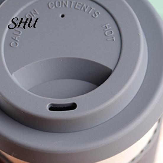 Travel Cup 470ml Coffee Mug Decal Design Insulation Portable Milk Bottle Bamboo Fiber Degradable Water for