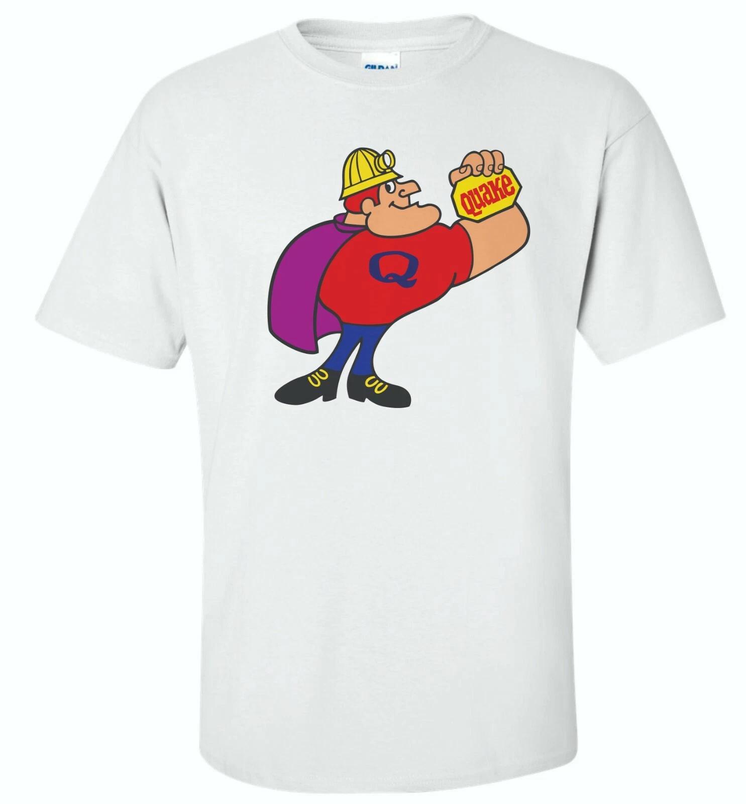 QUAKE CEREAL T-T-shirt VERSION 2 / QUAKER QUISP QUANGAROOS FULL BODY GRAPHICS! S