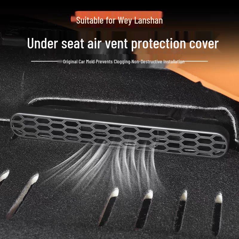 

Applicable WEY Lanshan Under-Seat Air Vent Cover - Interior Dustproof Net & AC Vent Protector
