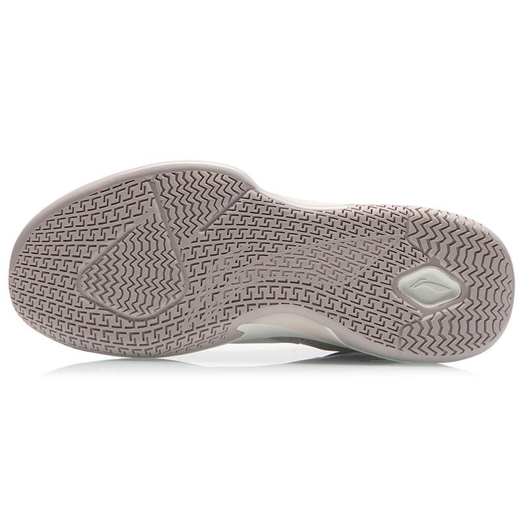 Li Ning Battle Falcon Comfortable Durable Breathable Mid-Top Basketball Shoes Men Sneakers Silent-Purple ABAR093-4