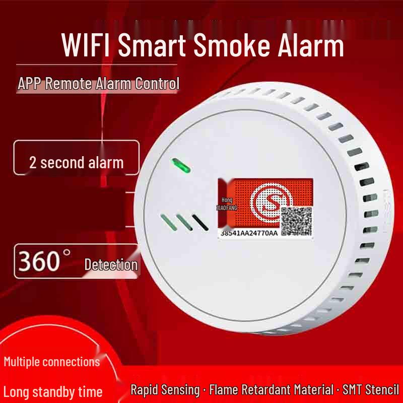 WIFI Smart Smoke and Temperature Detector