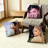 Music Star Ariana GGrande   Pillow Case Pattern Printed Pillowcase For Living Room Sofa Cushion Cover