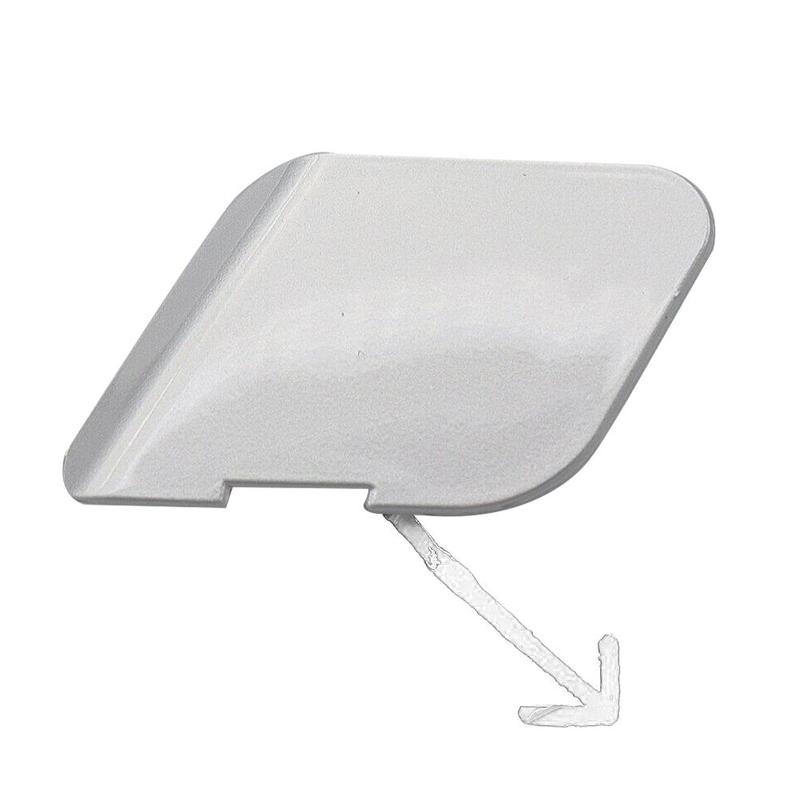 71104TF0900 Car Front Bumper Tow Hook Eye Cover Cap Fit for Honda Fit Jazz GE6 GE8 2012-2014 Silver Plastic