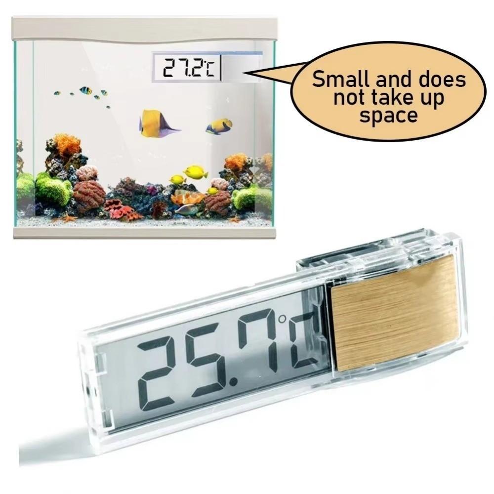 Electronic Display Aquarium Thermometer 3D Digital Water Temperature Meter  Fish Tank Monitoring