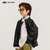 Fairy Tale Boys' Leather Autumn Jacket 2025 - Stylish and Cool Outerwear for Big Boys