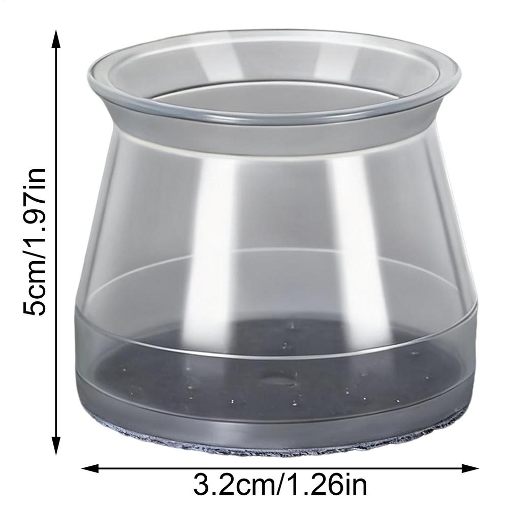 

1pcs Chair Leg Covers Anti-Slip Cover Silicone Felt Chair Foot Pads Noise Reduce Desk Table Foot Protector Pad Safely Mat 3 Size