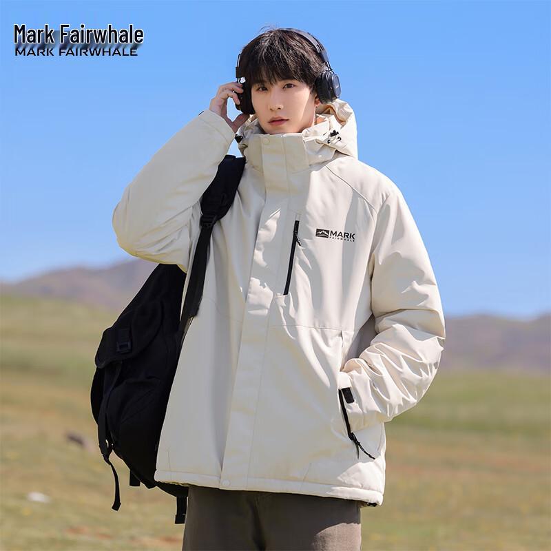 Mark Fairwhale Men's Outdoor Retro Hooded Padded Jacket