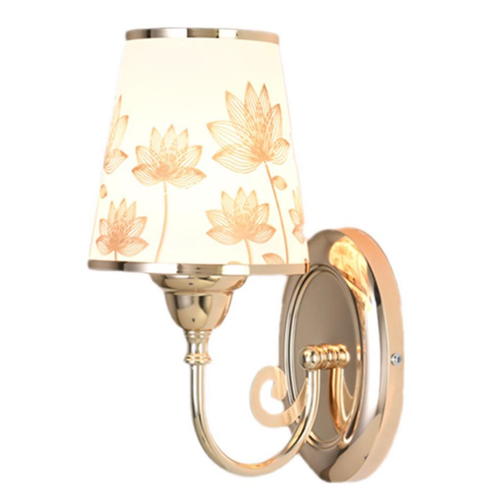 LED Wandleuchte für Nachttisch Modern Stilvoll Metall Warmes Licht Wandlampe mit Schaltersteuerung für Schlafzimmer Wohnzimmer