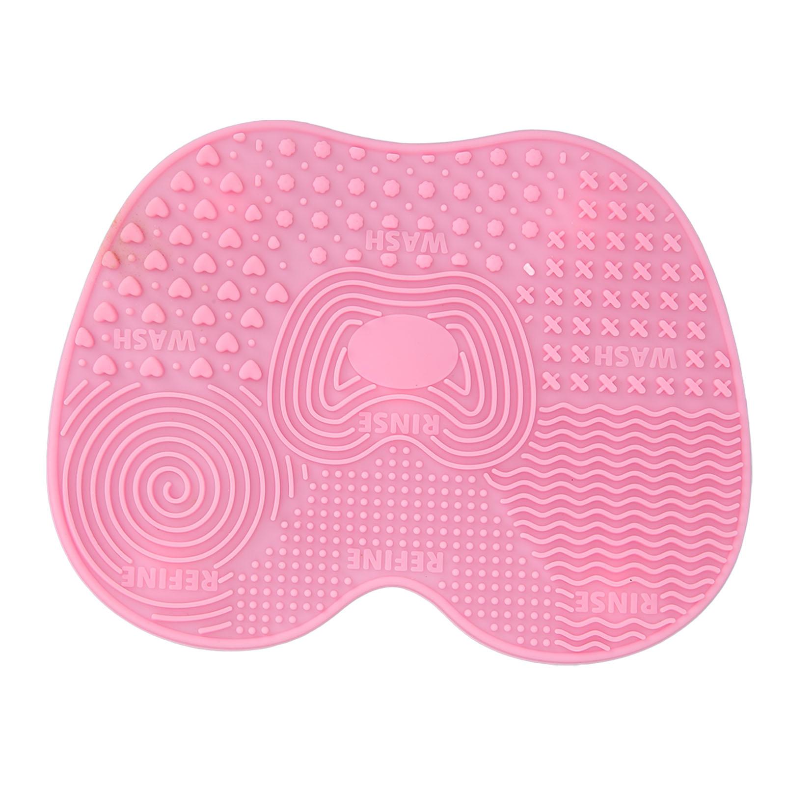 

3 шт. Силиконовый складной коврик для чистки косметических кистей с 5 присосками