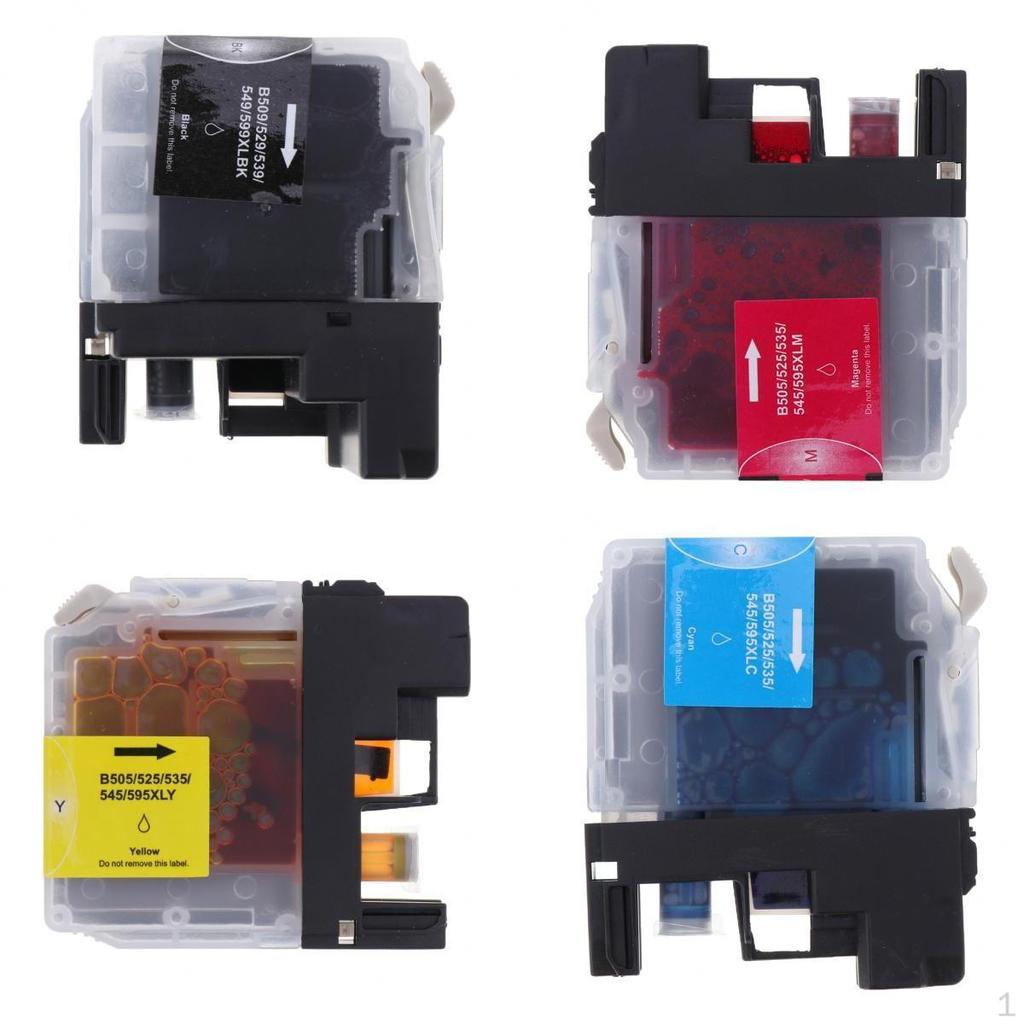 4 Pieces Replacement Ink Cartridge for DCP-J100/J105/MFC-