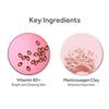 POND'S Bright Beauty Mineral Clay Vitamin B3, 4-fach ölabsorbierend, aufhellend, für ölfreien, sofortigen Glanz, Gesichtsreiniger, 90 g