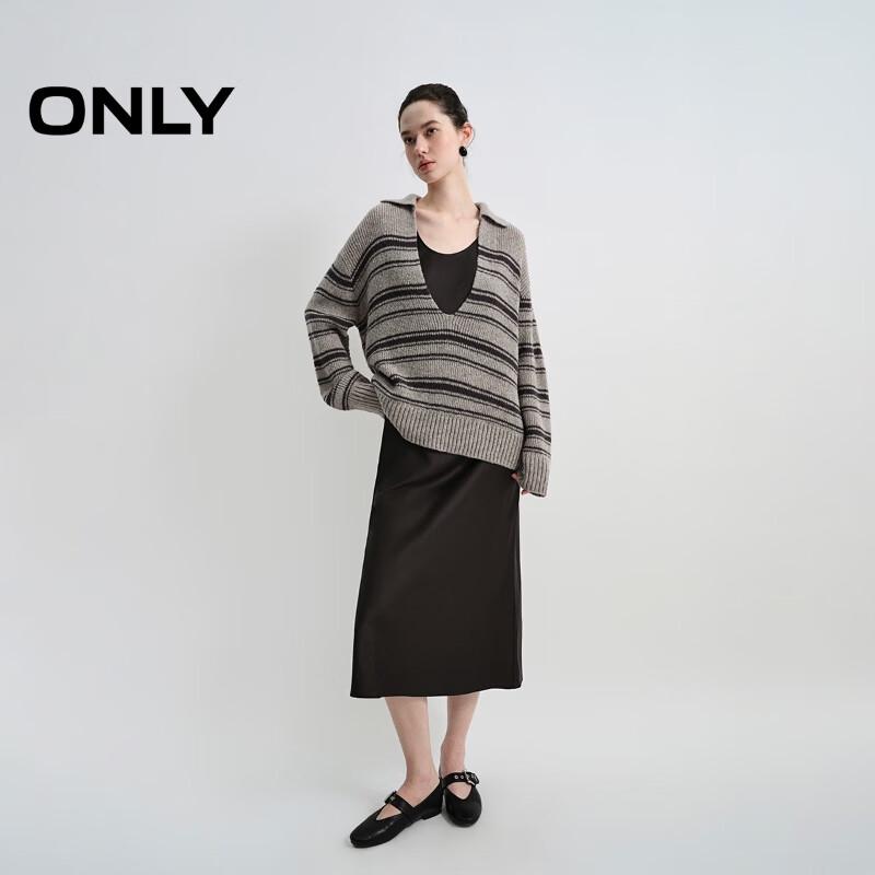 Only Women's Deep V-Neck Knit Set Midi Dress
