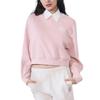 Converse Sweatshirts Women's Pink Crew Neck Moderate WCH723-ACQ