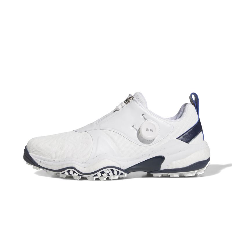 Adidas CodeChaos Boa Comfortable Sports Shock Absorption Non-Slip Support Low Top Golf Shoes Men Golf Shoes White Blue IH8443