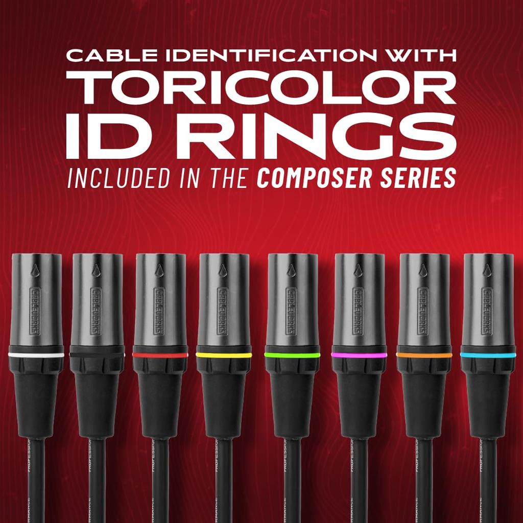 Cableworks by Gator Cases Composer Series Microphone Cable (75ft XLR/XLR) GCWC-XLR-75