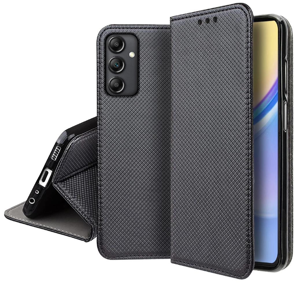 Case for Samsung Galaxy A15 4G/A15 5G SMART MAGNET BOOK CASE + Glass