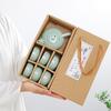 Dehua ceramic celadon dragon pot tea set, tea set set, souvenir, personal gifts can be printed in Chinese style