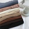 Women's Long Sleeved T-shirt with High Collar Velvet Base