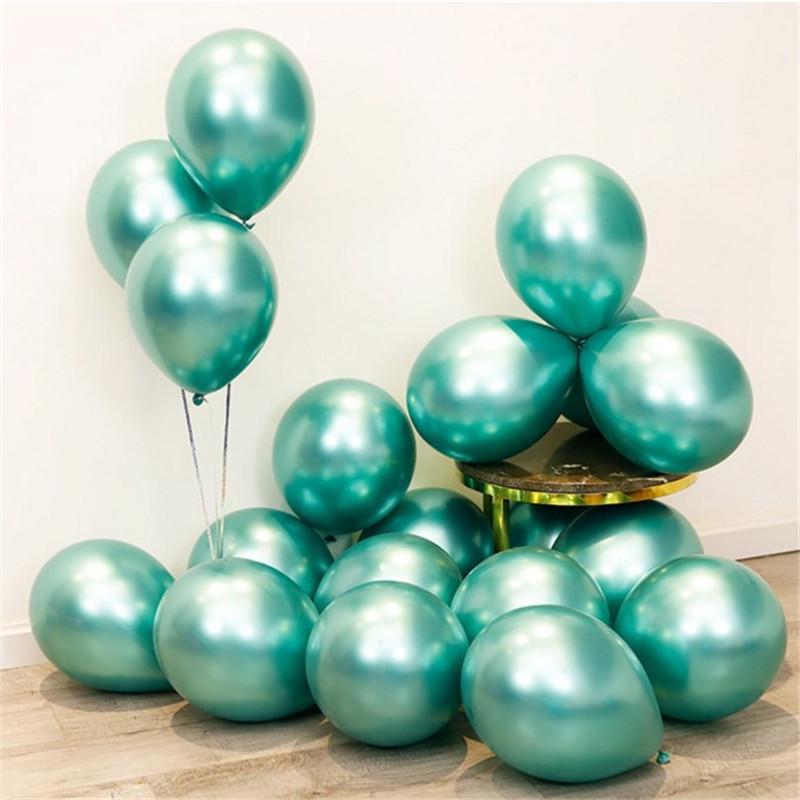 Romantic Metallic Balloons Set for Weddings, Bedrooms, and Birthdays
