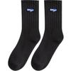 Zhuji Men's Deodorant Sports Socks - Autumn & Winter Mid-Tube, Sweat-Absorbent, White, Trendy Style