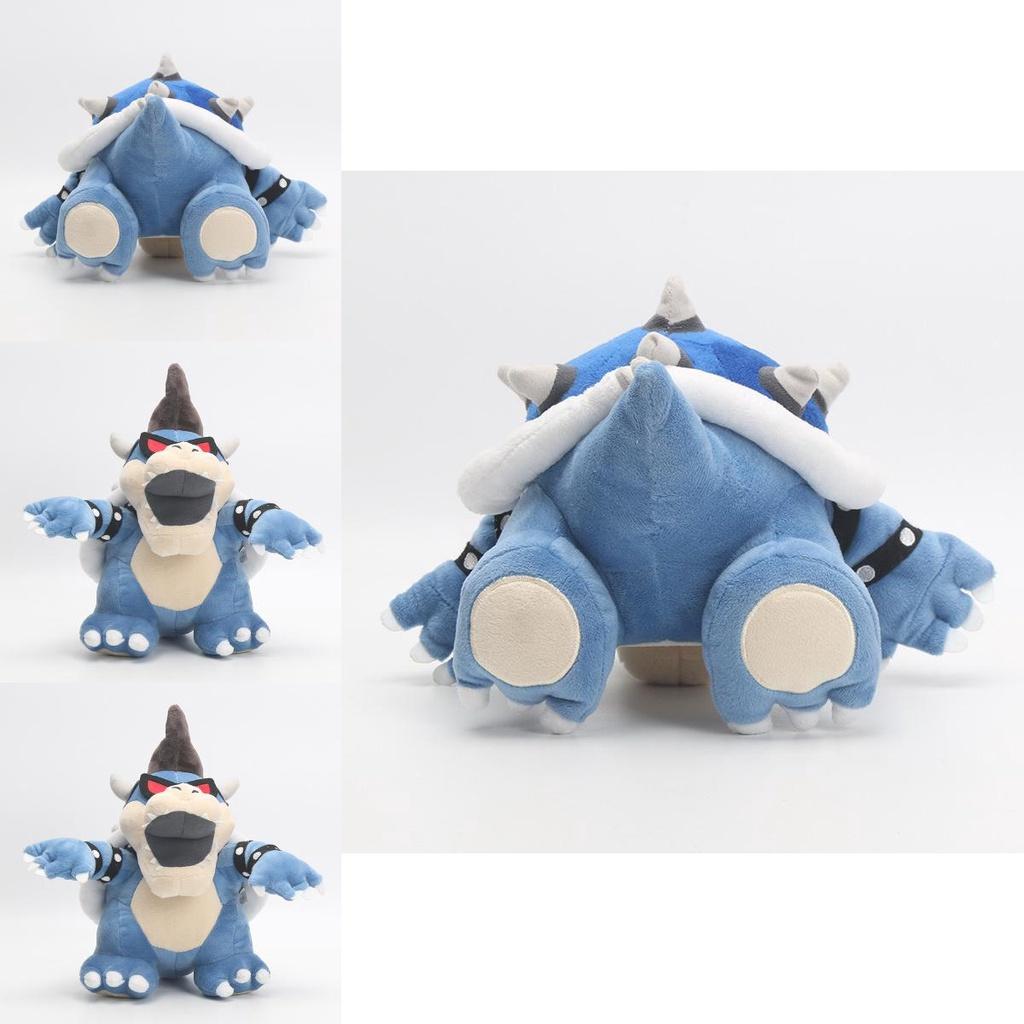 Adorable Super Mario Bros. Dark Bowser Koopa Bones Plush Toy Stuffed Animal Doll 11