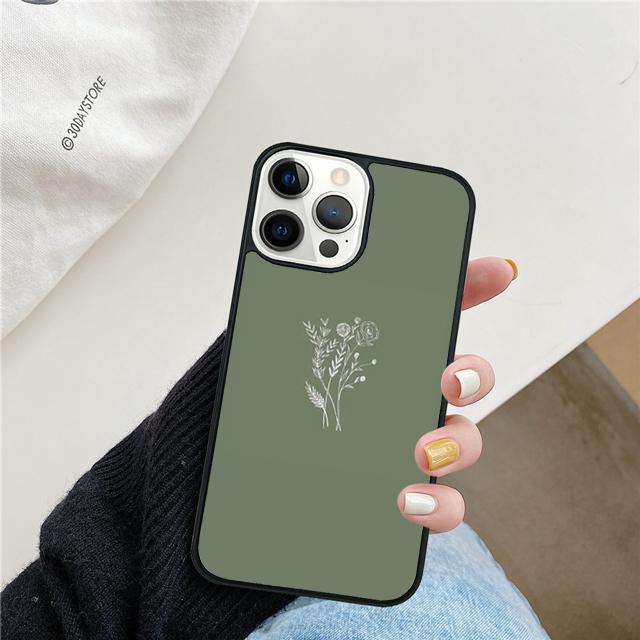 Minimal Aesthetics Phone Case Cover For iPhone 17 Air 15 16 14 13 12 Pro Max 11 Pro Max Plus Coque Shell