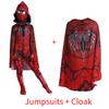 Fantasia de Aranha Infantil Gwen Stacy Halloween Cosplay Macacão com Capa de Aranha
