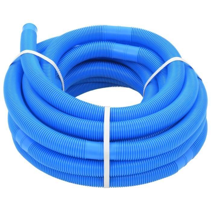 VidaXL Tuyau de piscine Bleu 32 mm 15,4 m