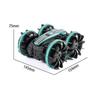 Off-Road Amphibious Remote Control Car(Blue), 2.4GHz Waterproof Radio Control Car, 4WD 360 Rotating RC Car, Toy Vehicle Kids Boy Girl Birthday Gift 3-