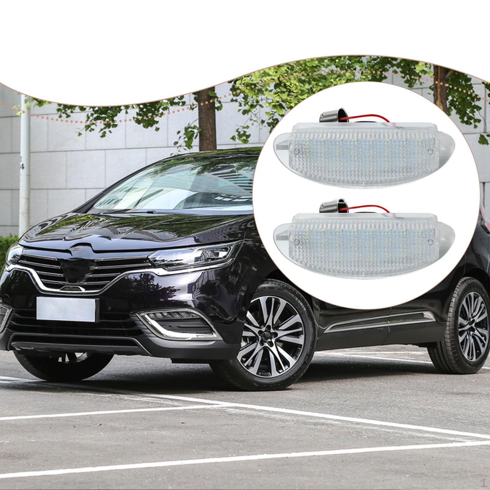 

2Pcs License Plate Lamps Replacement LED Light