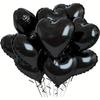5 Pcs Heart Shape Foil Balloons DIY Air Balls New Wedding Decoration  Wedding