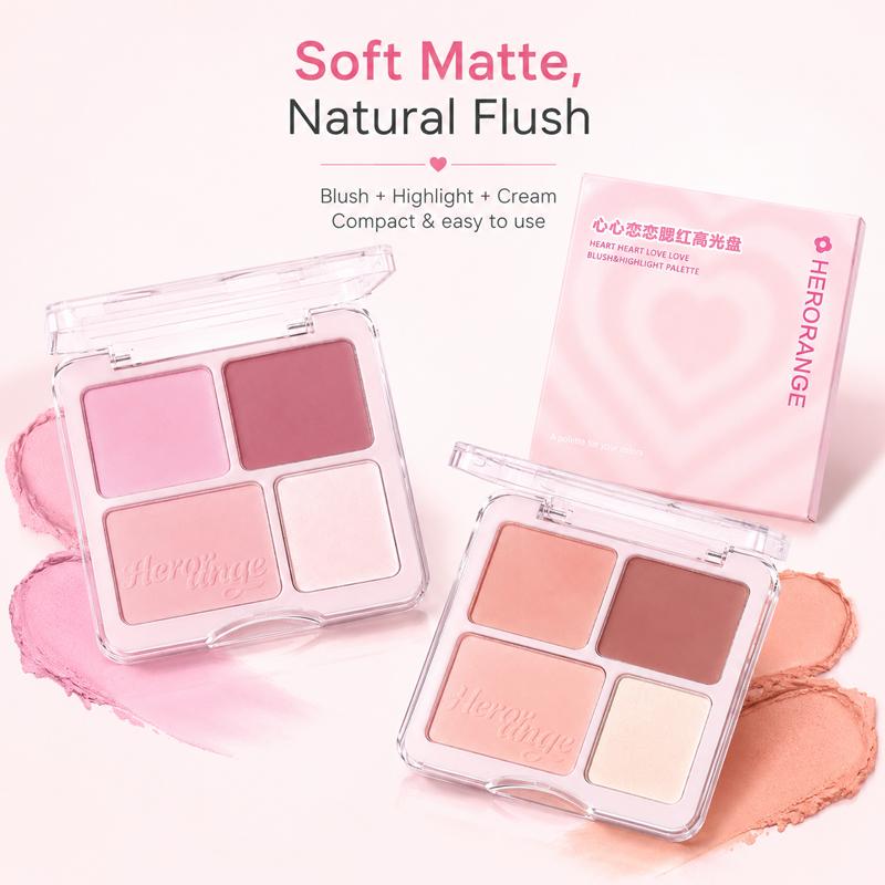 Xinxin love blush, high gloss, natural nude makeup, facial brightening, swelling, and repairing all-in-one disc