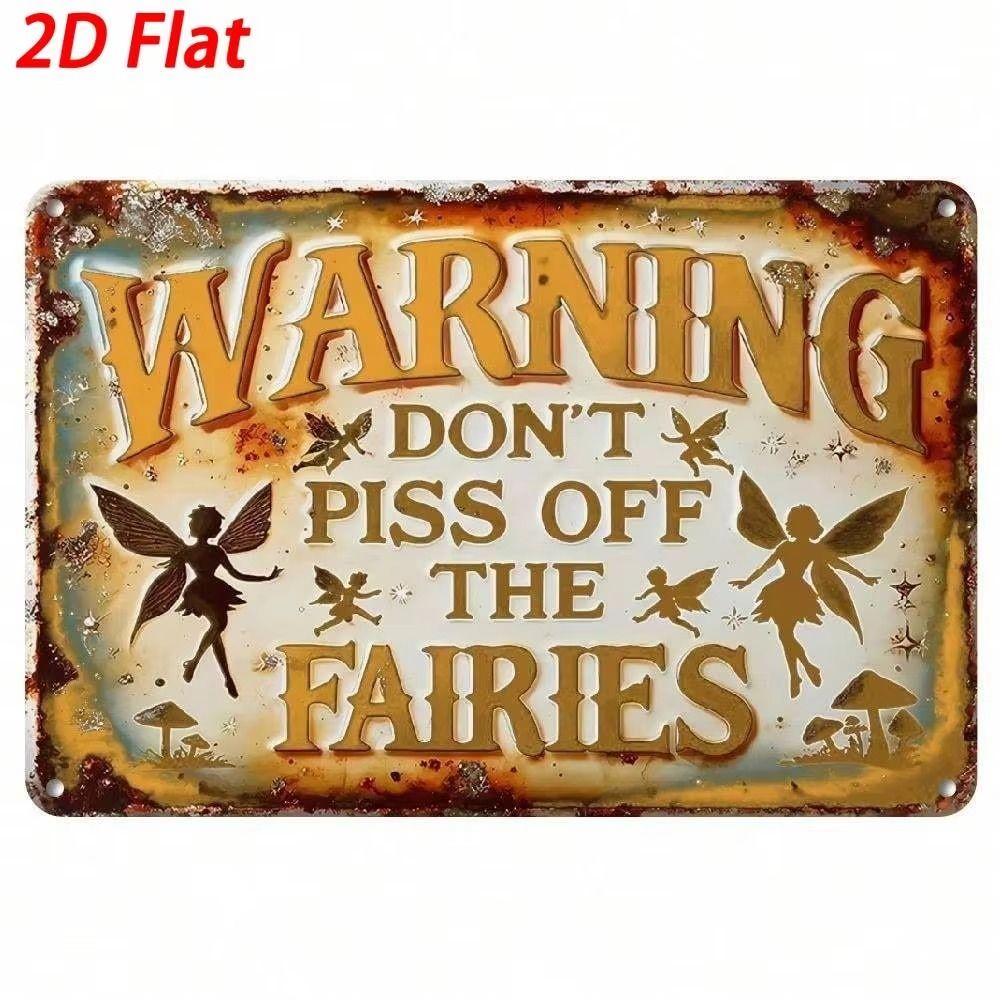 Tin Sign Retro Easter Rabbit Floral Wall Art Home Holiday Decor Metal Poster