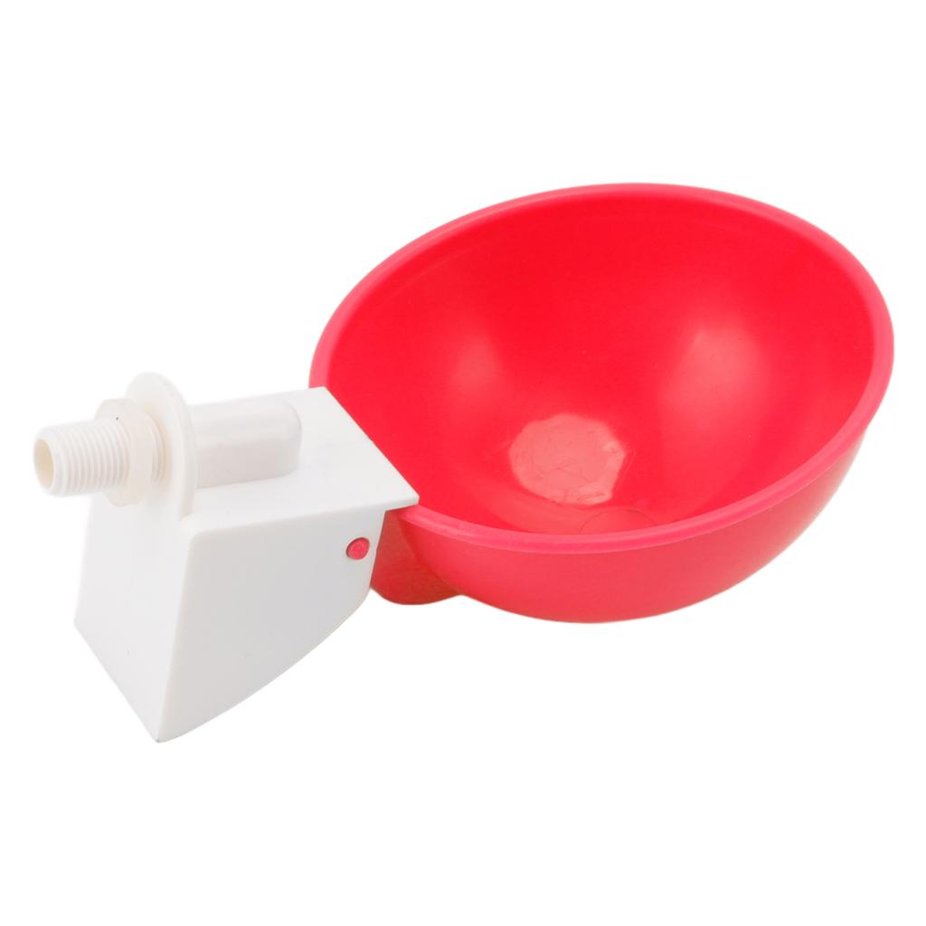 10PCS G1/8 Male Thread Chicken Waterer Cup Thicken Automatic Poultry Water Feeding Equipment for