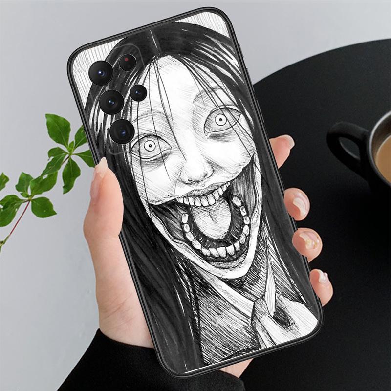 Phone Case for Samsung Galaxy A35 A55 A54 A15 A25 A05s A05 A22 A24 A52 A33 A34 M34 M14 M54 M23 Tomie Junji Ito Case