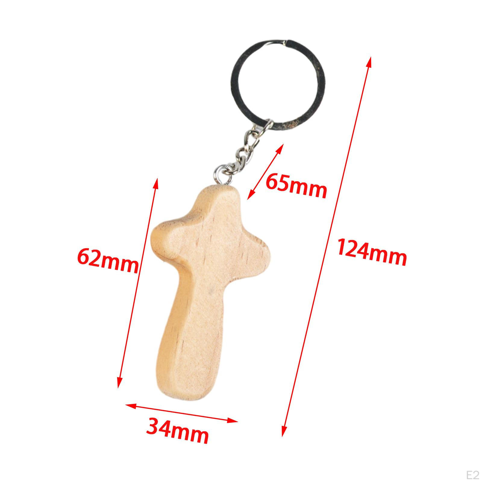 5 шт. брелок с крестом — фото 2