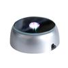 4 LED Luminous Base Light Colorful Round Stand Base for Cocktail Crystal Glass Transparent Objects