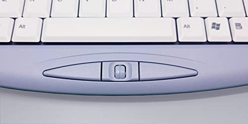 Kanai Electric Industrial USB Mini-Tastatur Pro mit Stick-Pointer Englisches Layout Mini-Tastatur Kompakt Weiß HMB632KUS/R