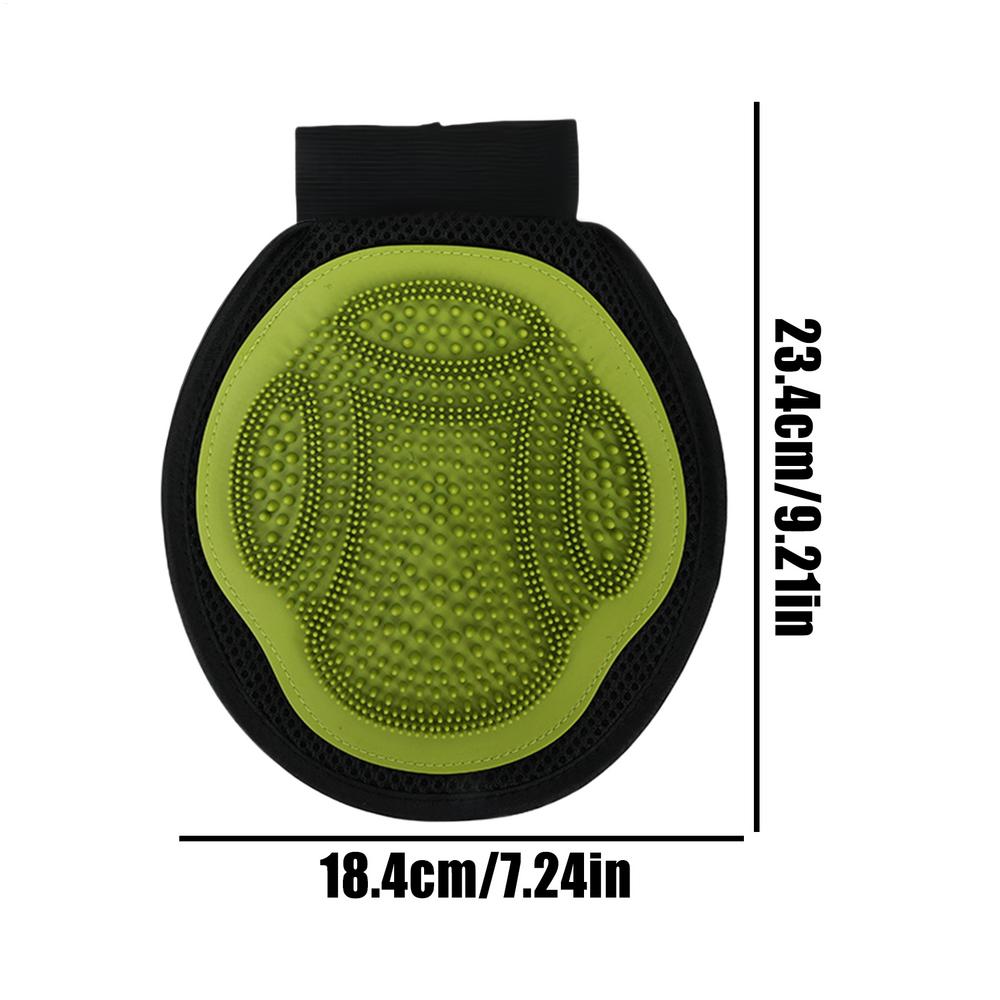 Pet Bath Brush Dog Shower Brush Grooming Glove Pet Scrubber for Cleaning Long-Haired Short-Haired Daily Bathroom Home Apartment