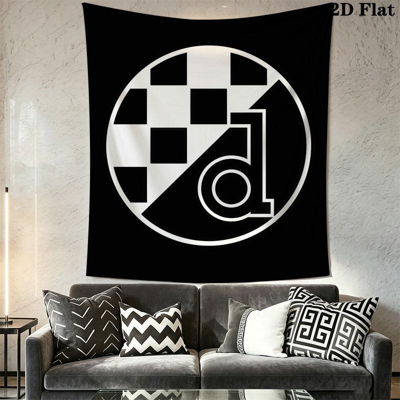 DZG Club Wall Hanging Printed Fabric Blanket Decorative Tapestries for Bedroom Living Room Home Decor