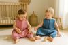 Muslin Sleeping Bag for Children with Legs L 9-24 Months Summer TOG 1.0 - Retro Pink