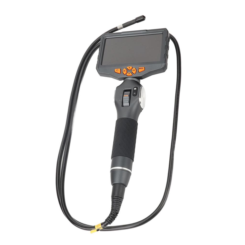 Industrial Endoscope 1080P 210 Degrees  Dual Rotation 5inch IPS Screen Borescope for Auto Repair Maintenance