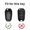 Leather For Citroen C4 For Opel Corsa Crossland X Keychain Car Key Case Cover For Peugeot 208 308 T9 508 2008 Auto Accessories