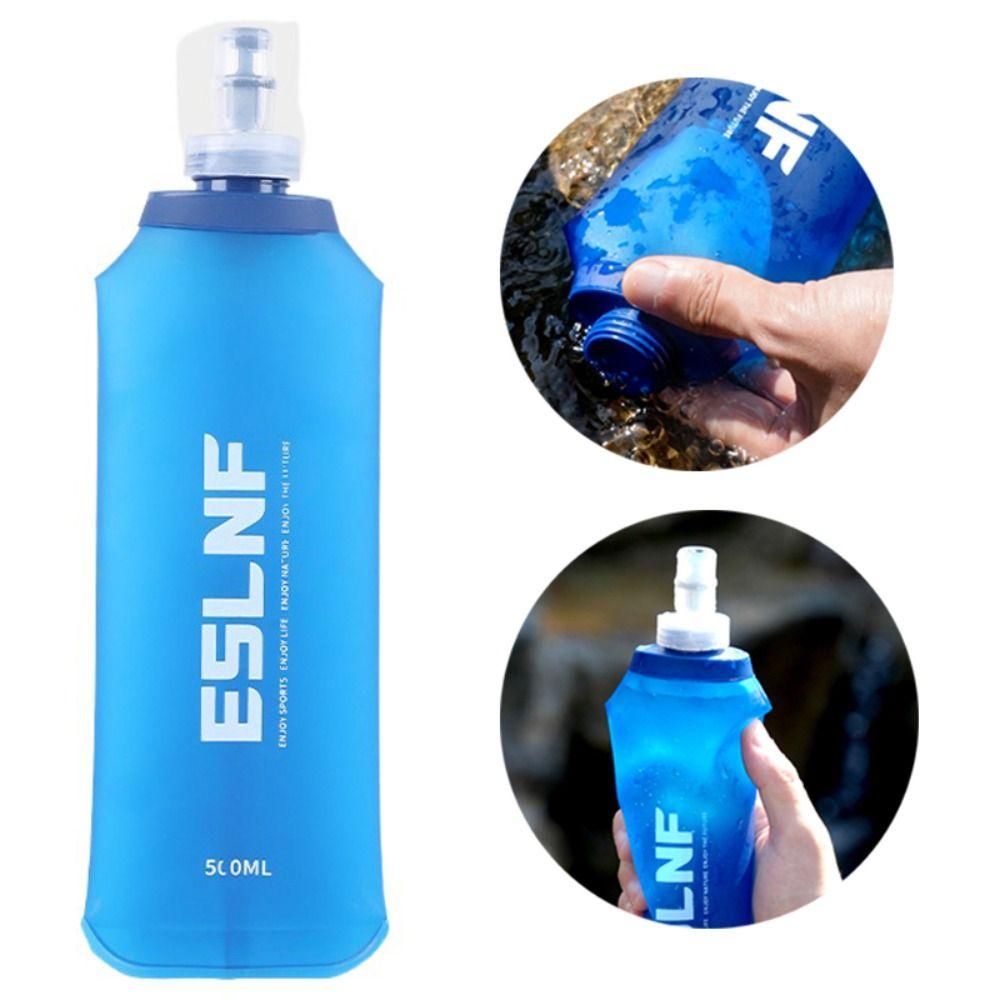 

Portable Running Water Bottle Leak-Proof Sport Water Bottle Collapsible Water Bottles Running білий