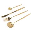 4 Piece Flatware Set Mirror Polished Cutlery Utensil Set Restaurant Eating Tableware Set for Restaurant Home