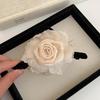 Elegant Rose Shark Clip: Stylish Chinese-Inspired Hair Accessory for Buns