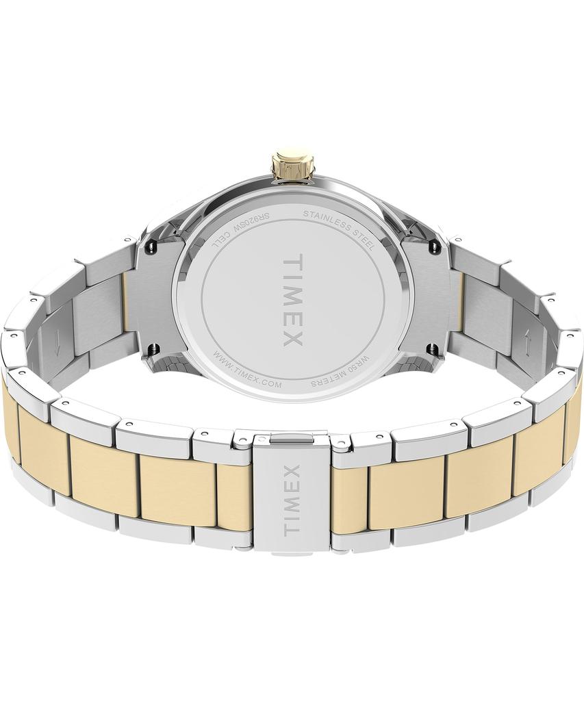 TIMEX Dress Watch Quartz Water Resistant Mineral Glass Black Dial TW2V95500 Unisex