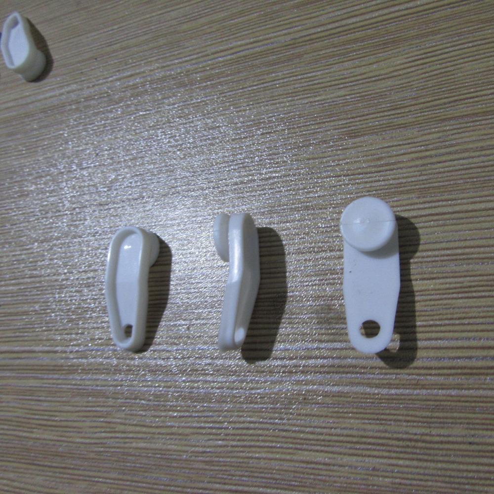 50 Pcs Plastic Curtain Track Clips White Curtain Accessories Curtain Track Hooks  Bedroom