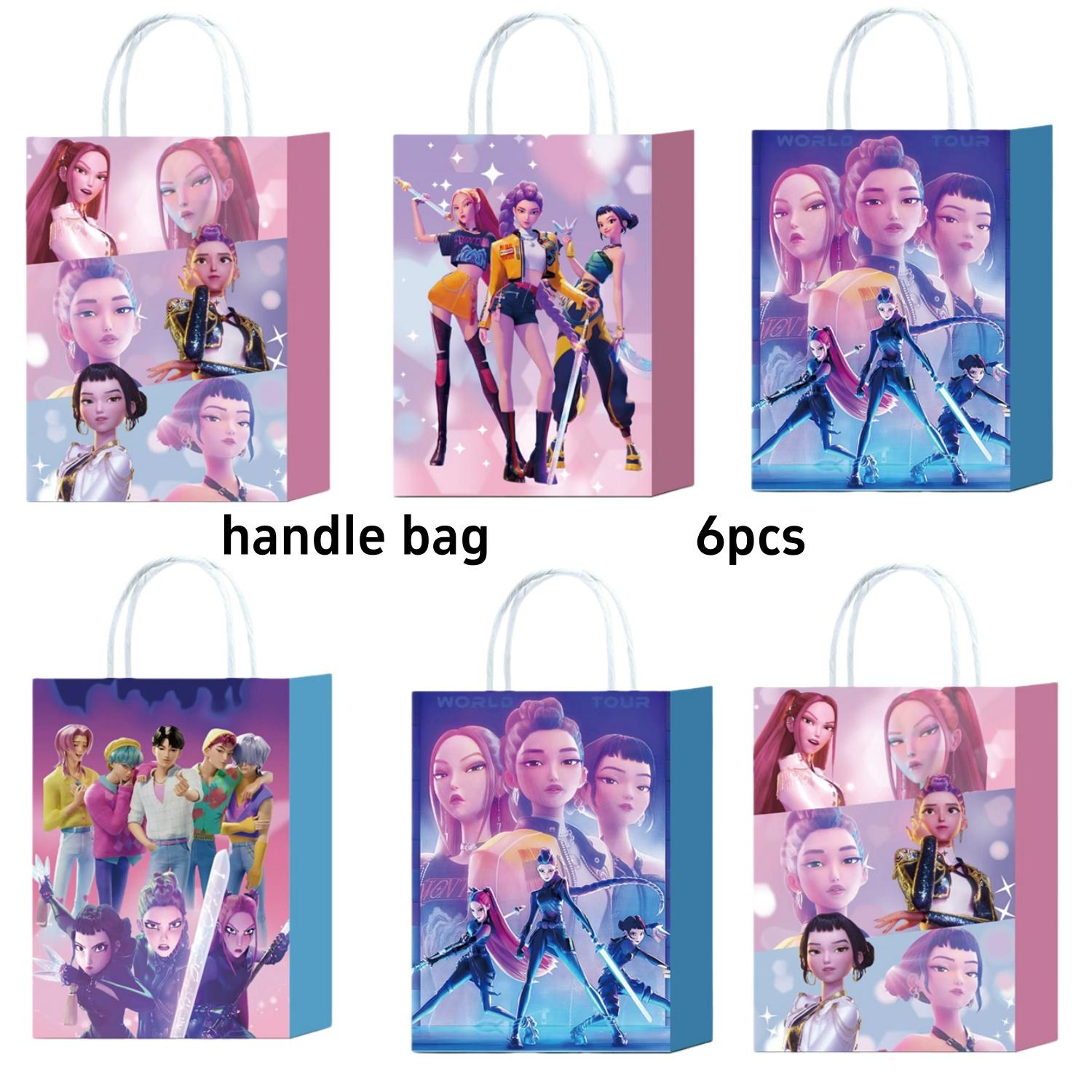 

Балон Kpop Мисливець на демонів Прикраса для торта День народження Декорація для вечірки k-pop Мисливці на демонів Наліпка Ключові брелоки на День народження Подарунки для дітей на вечірку